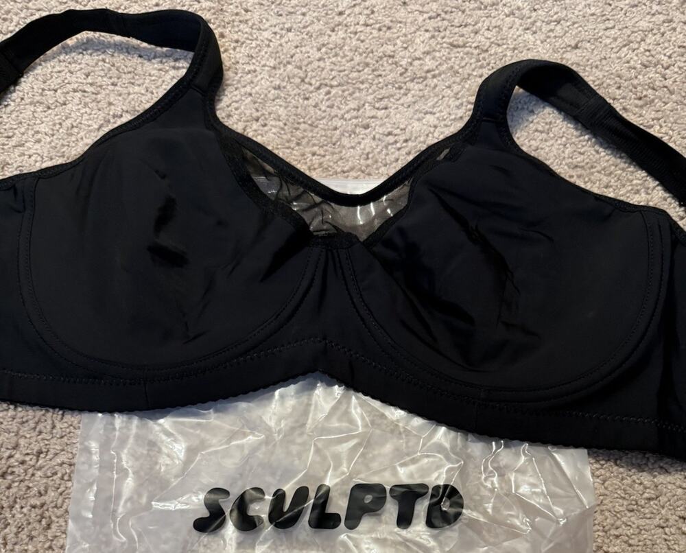 SCULPTD Cooling Full Coverage Bra Size 44/100F Black